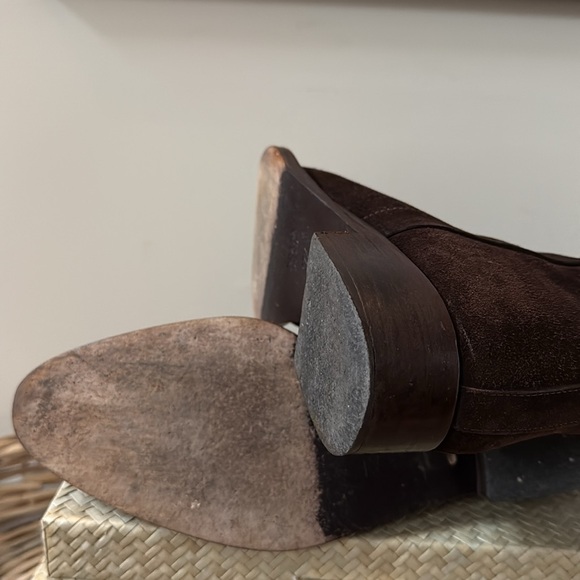 PRADA Brown Suede Boots - Picture 6 of 7